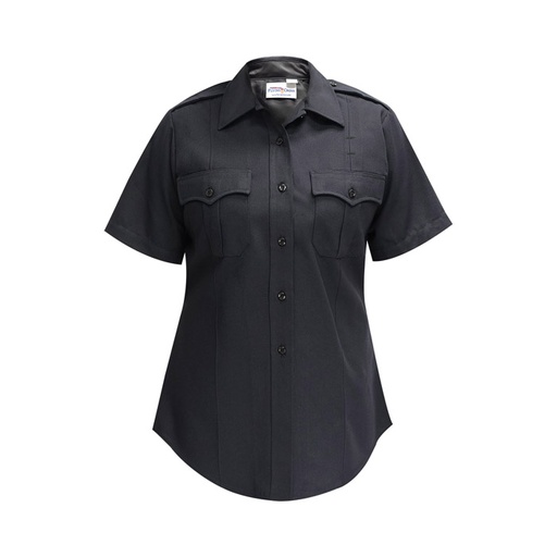 Flying Cross Command Power Stretch Short Sleeve Shirt with Zipper for Women