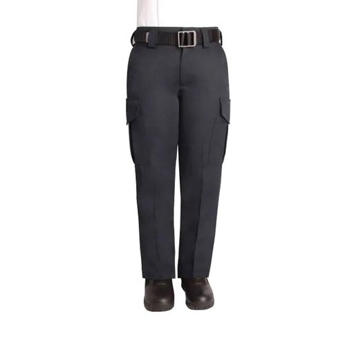 Blauer Polyester Side-Pocket Trousers for Women