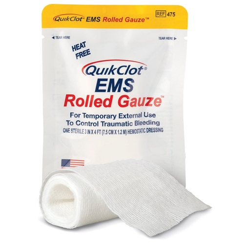 [QC-EMS-R] QuikClot EMS Rolled Gauze