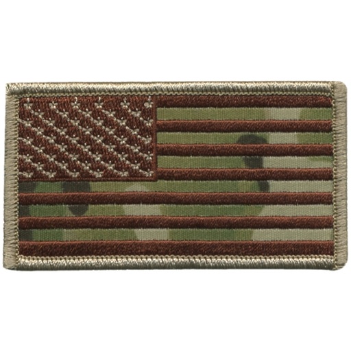 Hero's Pride Military 3 1/4" x 1 13/16" Velcro Flag Patch