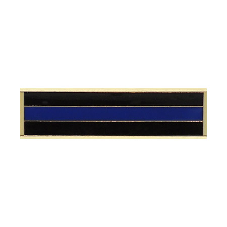 Blackinton A12005-LS Thin Blue Line Commendation Bar