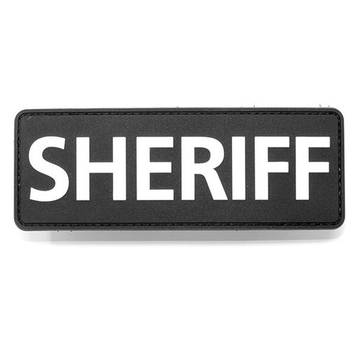 5½" x 2" PVC SHERIFF ID Velcro Patch