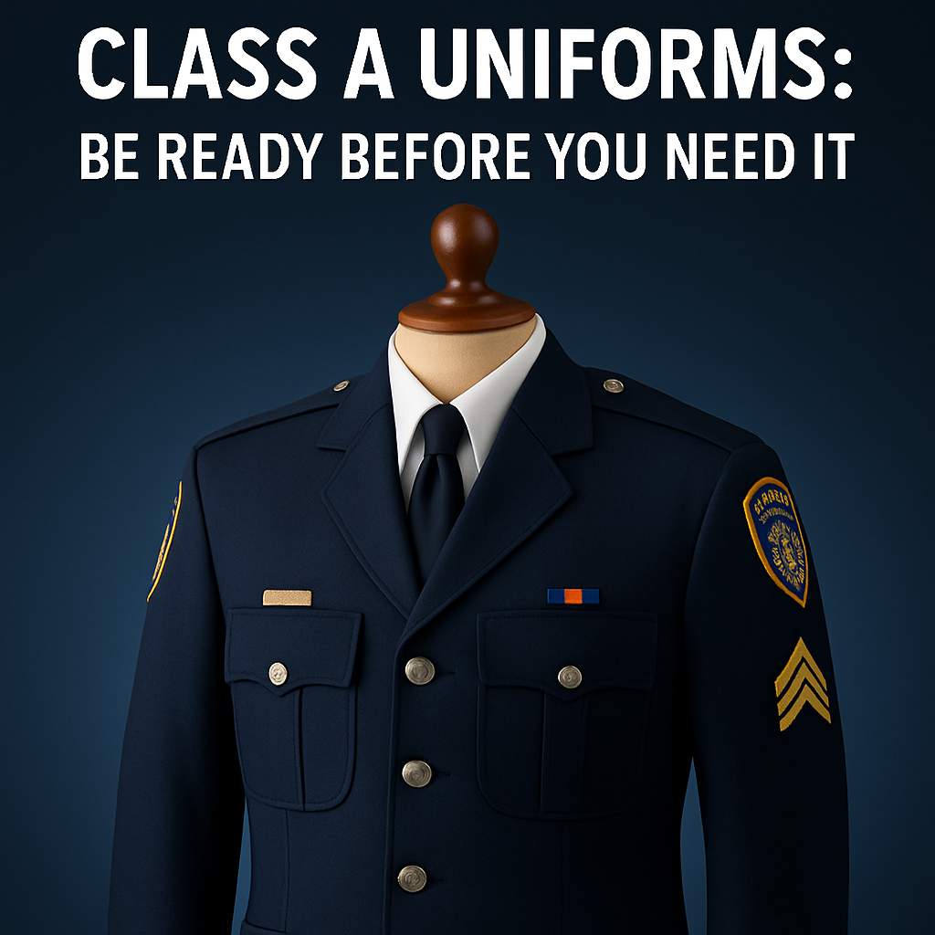 Class A Uniforms: Be Ready Before You Need It