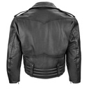 Pittsburgh Cowhide Leather Motorcycle Jacket