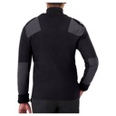 Crew Neck Rib Commando Sweater