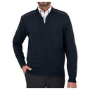 Crew Neck Zip-Front Commando Sweater