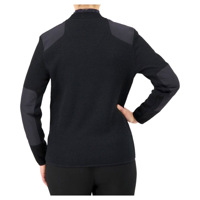 V-Neck Fleece Lined Commando Sweater