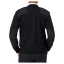 V-Neck Zip-Front Commando Sweater