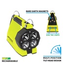 INTEGRITAS 84 Intrinsically Safe Rechargeable X-Series Lantern Light with Integrated Magnetic Pad