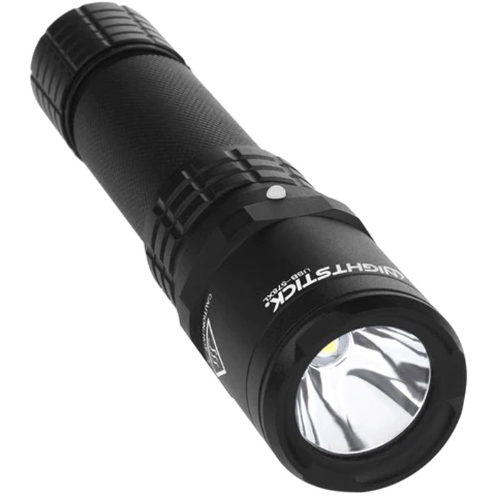 Metal Dual-Light Rechargeable Flashlight