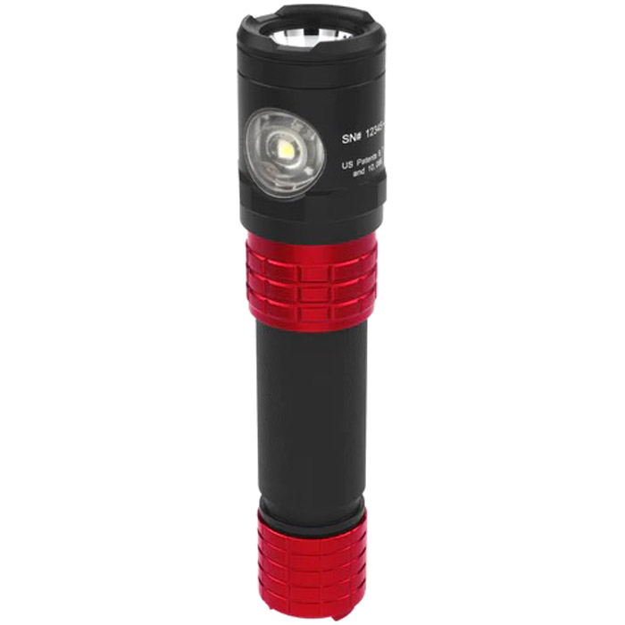 Metal Dual-Light Rechargeable Flashlight