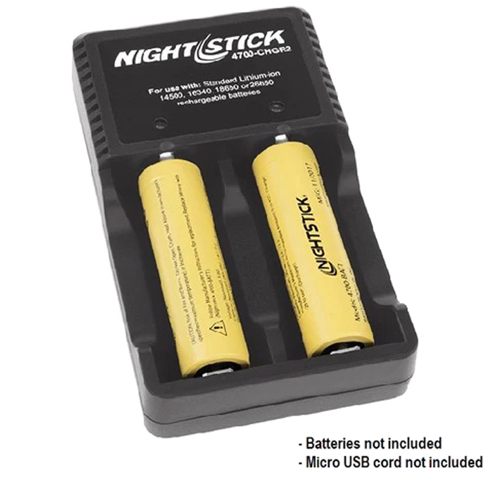 USB Dual-Battery Charger For Nightstick 4700-BATT