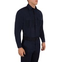 Blauer Long Sleeve Zippered Polyester Shirt