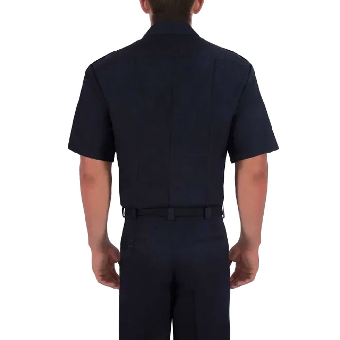 Blauer Short Sleeve Zippered Polyester Shirt