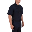 Blauer Short Sleeve Zippered Polyester Shirt