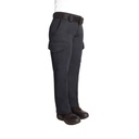 Blauer Side-Pocket Polyester Trousers for Women