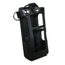 Boston Leather Firefighter's Leather Radio Holder for Motorola APX Radios