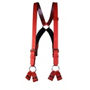 Boston Leather 8 Point Suspenders for Morning Pride Turnout Gear