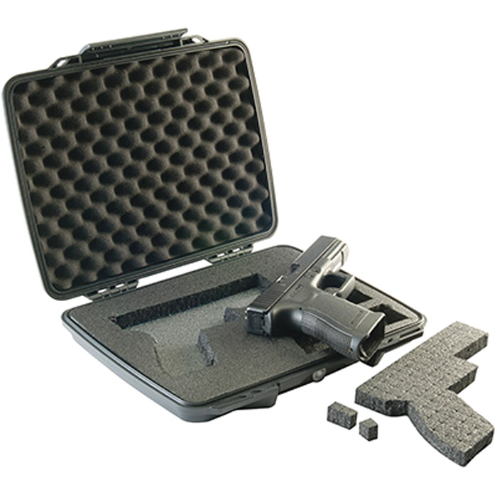 Pelican P1075 Pistol & Accessory HardBack Case