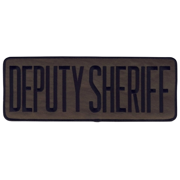 Hero's Pride 11" x 4" Sew On DEPUTY SHERIFF Back Patch