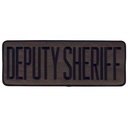 Hero's Pride 11" x 4" Sew On DEPUTY SHERIFF Back Patch