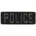 Hero's Pride 11" x 4" Velcro POLICE Back Patch