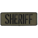 Hero's Pride 11" x 4" Velcro SHERIFF Back Patch