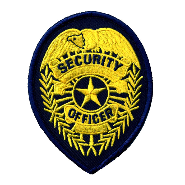 Hero's Pride 2 3/4" x 3 3/4" Security Officer Badge Patch