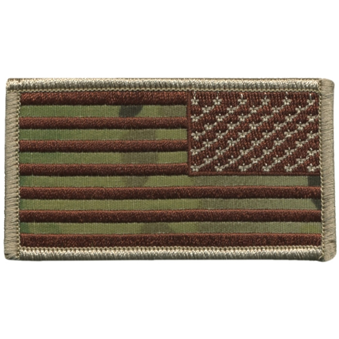 Hero's Pride Military 3 1/4" x 1 13/16" Velcro Flag Patch