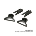 Ops-Core Goggle Swivel Clips with Shoes for ARC Rail