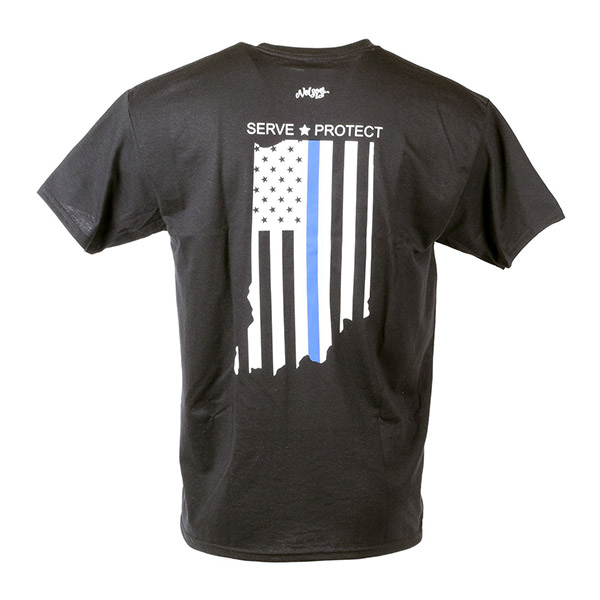 Indiana Thin Blue Line Short Sleeve T-Shirt