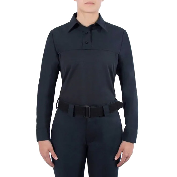 Blauer Polyester Long Sleeve Armorskin Base Shirt for Women