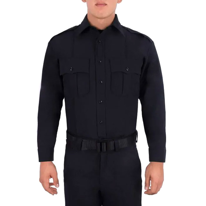 Blauer Polyester Long Sleeve Supershirt