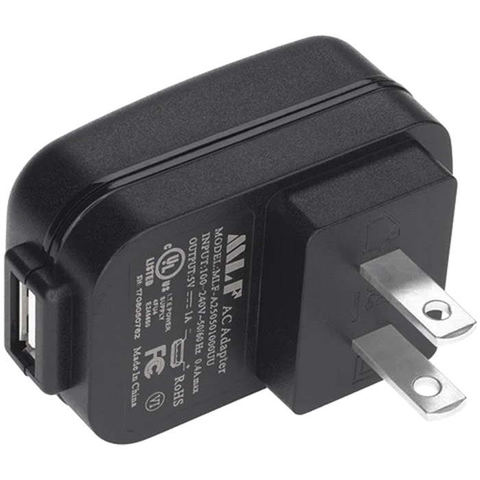 Nightstick Female USB (Type A) to Male US (Type A) AC Power Plug Adaptor