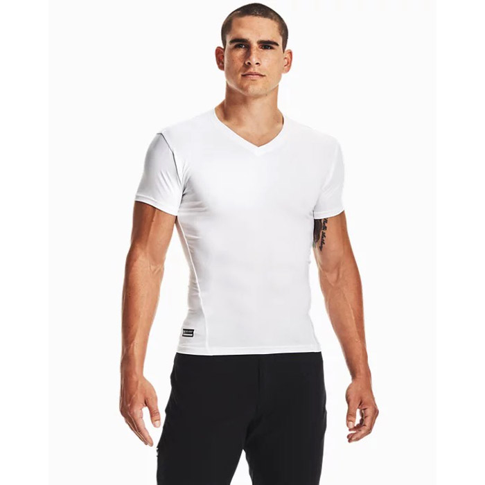 Under Armour Tactical HeatGear Short Sleeve V-Neck Compression Shirt