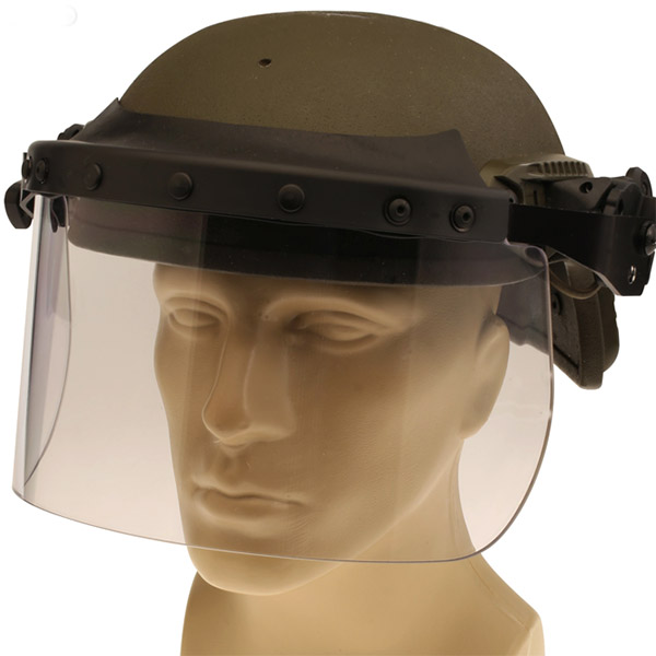 Paulson DK7-H.150 Rail Mount Faceshield with Liquidseal