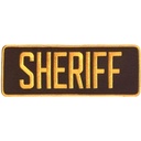 Hero's Pride 11" x 4" Sew On SHERIFF Back Patch
