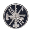Hero's Pride Fire Scramble Embroidered Collar Rank Patch