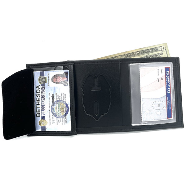 Perfect Fit Recessed Badge Wallet