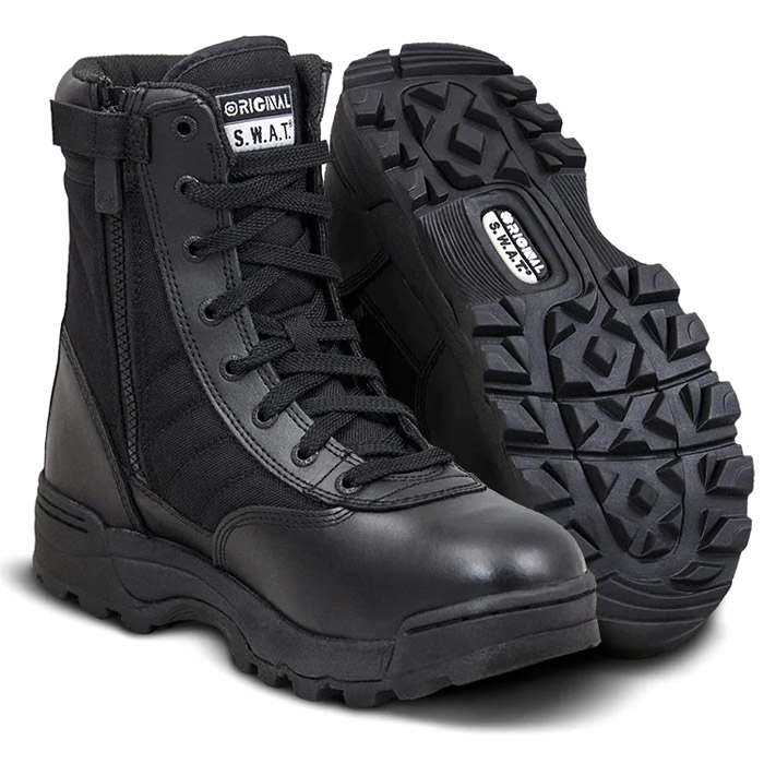 Original SWAT Classic 9-inch Side-Zip Tactical Boots