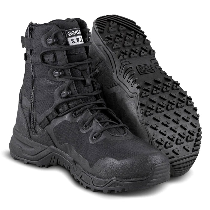 Original SWAT Alpha Fury 8" Side-Zip Safety Toe Boot