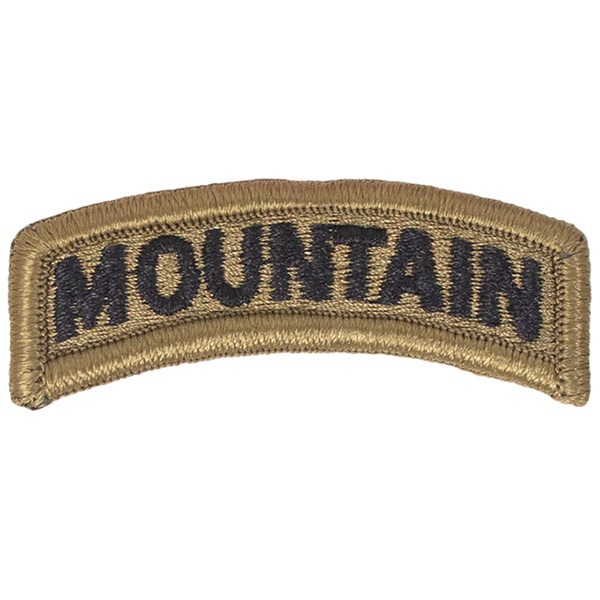 Army Velcro Mountain Tab