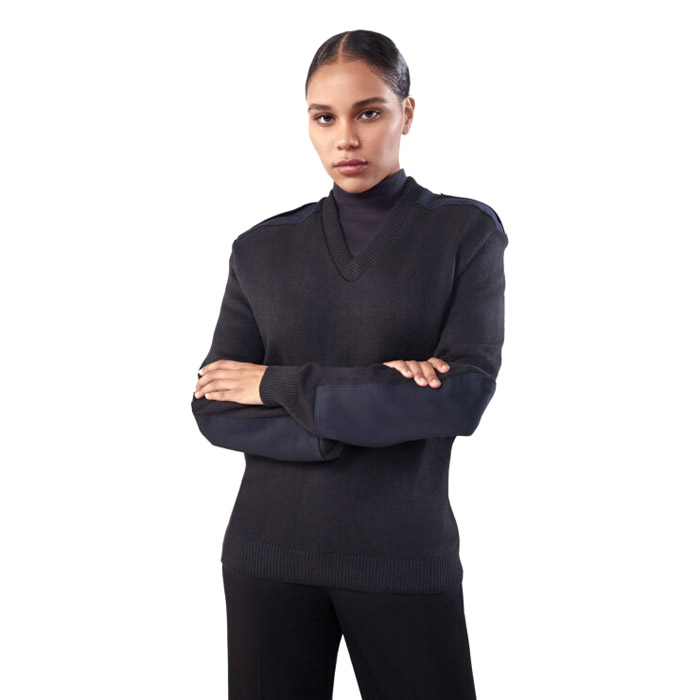 Cobmex V-Neck Military Sweater