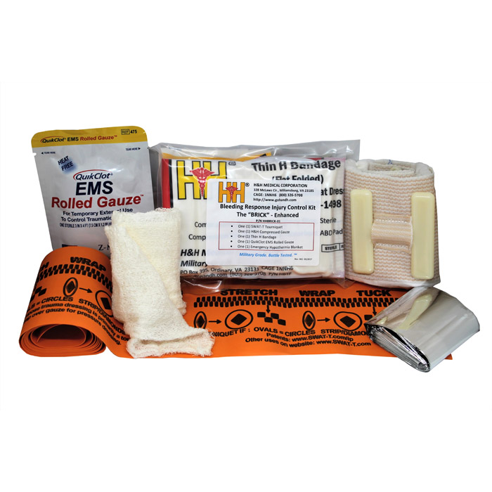 H&H Medical BRICK (Bleeding Response Injury Control Kit)