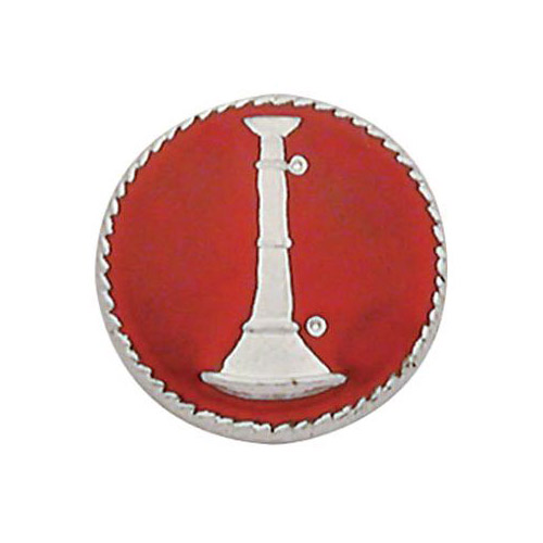 Smith & Warren C127 Standing Bugle Enameled Collar Insignia