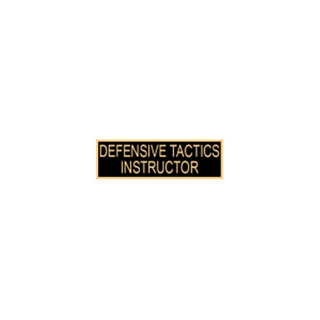 Smith & Warren 1 3/8" Defensive Tactics Instructor Award Bar