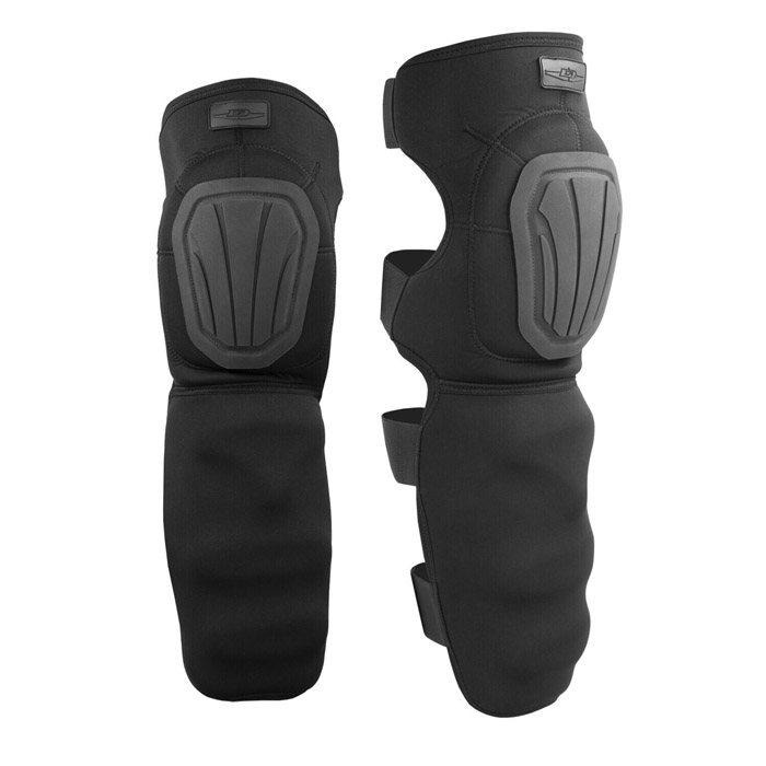 Damascus Neoprene Knee/Shin Guards with Non-slip Knee Caps (Pair)