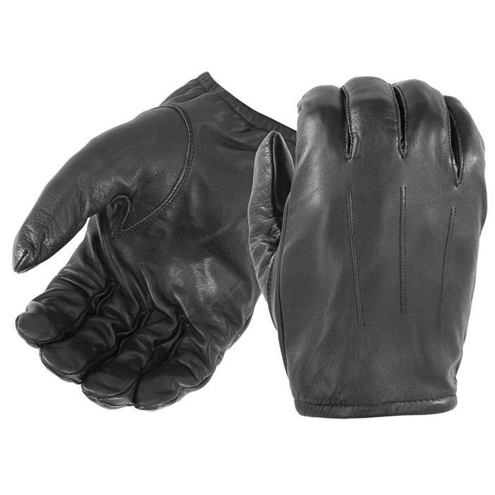 Damascus Frisker K Cut Resistant Leather Search Gloves with 100% Kevlar® Liners