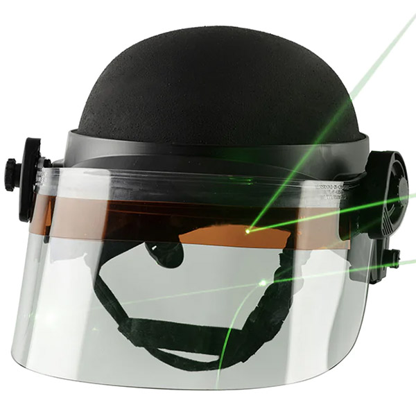 Laser Protective Strip for Faceshield