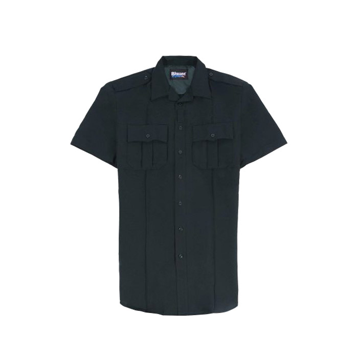 Blauer Polyester Short Sleeve Supershirt for Women